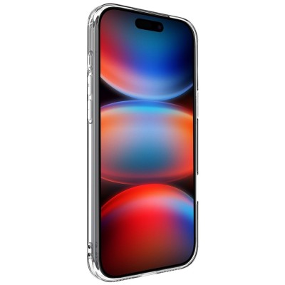 "IMAK" UX-5 Kõva silikoon (TPU) ümbris - läbipaistev (iPhone 17 Pro Max)
