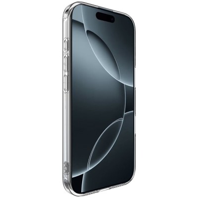 "IMAK" UX-5 Kõva silikoon (TPU) ümbris - läbipaistev (iPhone 17)