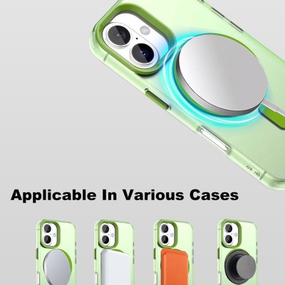 "IMAK" Candy MagSafe matt kõva silikoon (TPU) ümbris – roheline (iPhone 17)