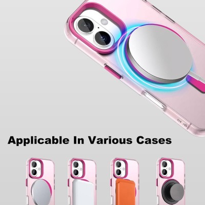 "IMAK" Candy MagSafe matt kõva silikoon (TPU) ümbris – roosa (iPhone 17)