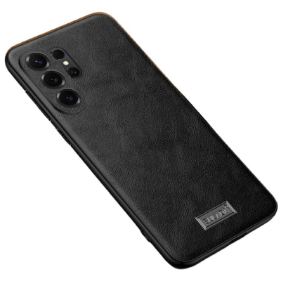 „Sulada“ Leather kaaned - must (Galaxy S26 Ultra)