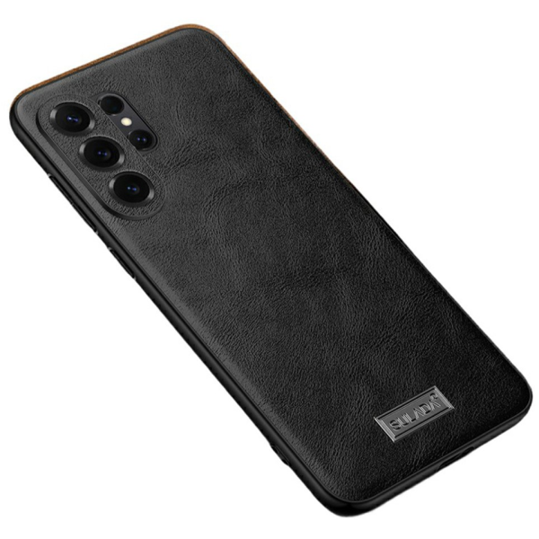 „Sulada“ Leather kaaned - must (Galaxy S26 Ultra)