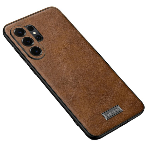„Sulada“ Leather kaaned - pruun (Galaxy S26 Ultra)
