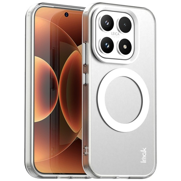 "IMAK" Candy MagSafe matt kõva silikoon (TPU) ümbris – valge (Xiaomi 17)