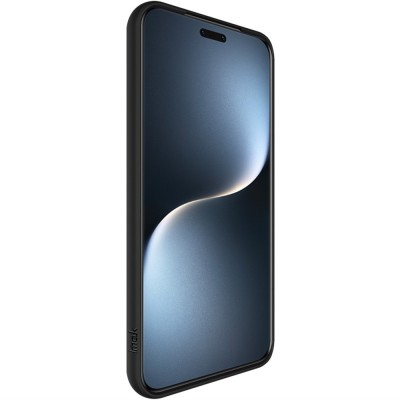 "Imak" Kõva silikoon (TPU) matt kaaned - toonitud / must (Honor Magic7 Pro 5G)
