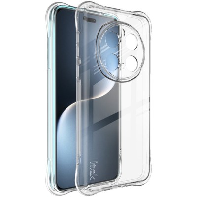 "Imak" tugevdatud turvalisus kõva silikoon (TPU) airbag ümbris - läbipaistev (Honor Magic7 Pro 5G)