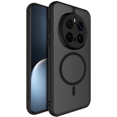 "IMAK" Candy MagSafe matt kõva silikoon (TPU) ümbris – must (Honor Magic7 Pro 5G)