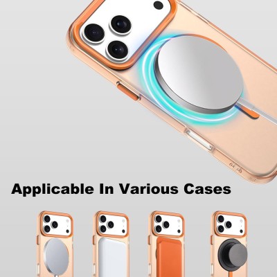 "IMAK" Candy MagSafe matt kõva silikoon (TPU) ümbris – oranž (iPhone 17 Pro Max)