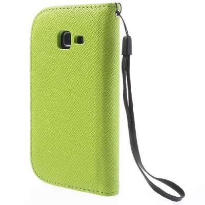 MLT atverčiamas Samsung Galaxy Trend Lite S7390 (S7392) žalias dėklas - knygutė / Priedai.lt