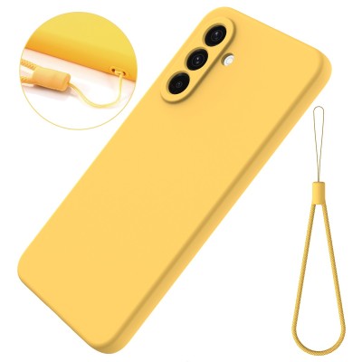 "Shell" kõva silikoon (TPU) ümbris – kollane (Galaxy S26)
