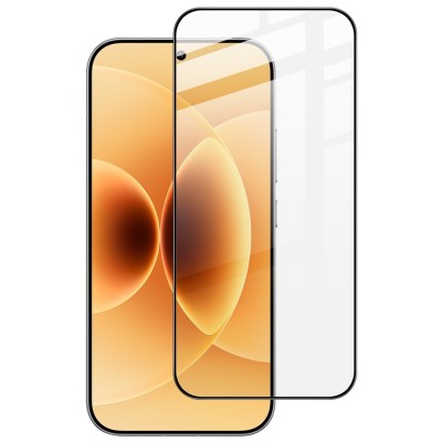 "IMAK" Tempered Glass täielik katvus kaitsev ekraaniklaas - must (Xiaomi 17 / 17 Pro)