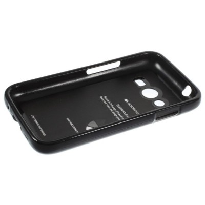 Samsung Galaxy Trend 2 G313 juodas Mercury kieto silikono (TPU) dėklas / Priedai.lt