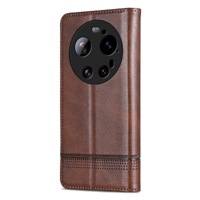 „AZNS“ Retro tahke kaaned - pruun (Xiaomi 17 Ultra)