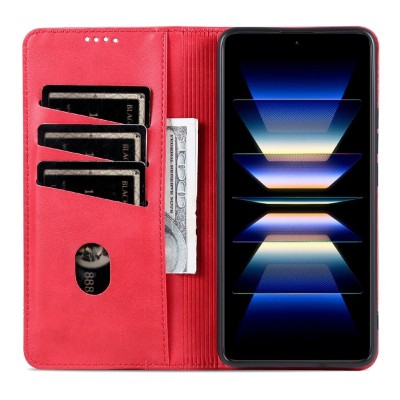 "AZNS" Retro tahke kaaned - punane (Xiaomi 17 Ultra)