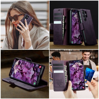 "CaseMe" Retro Skin ahke kaaned - lilla (Galaxy S26 Ultra)
