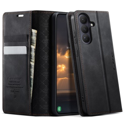 "CaseMe" Retro Skin ahke kaaned - must (Galaxy S26)