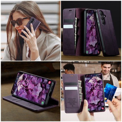 "CaseMe" Retro Skin ahke kaaned - lilla (Galaxy S26)