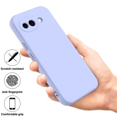 "Shell" kõva silikoon (TPU) ümbris – lilla (Pixel 10a)