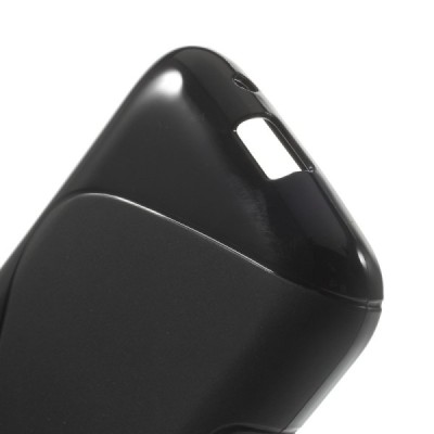 Samsung Galaxy Trend 2 G313 juodas kieto silikono TPU dėklas - nugarėlė / Priedai.lt