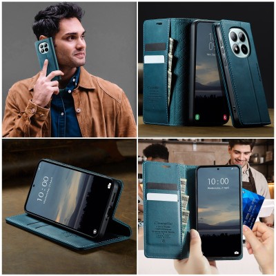 "CaseMe" Retro Skin ahke kaaned - roheline (Poco M8 Pro / Redmi Note 15 Pro+)
