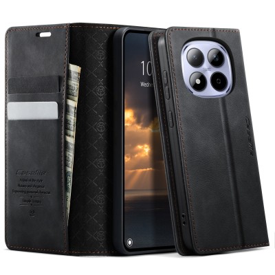 "CaseMe" Retro Skin ahke kaaned - must (Redmi Note 15 Pro 5G)