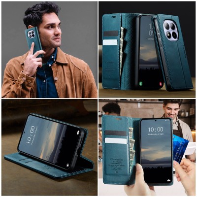 "CaseMe" Retro Skin ahke kaaned - roheline (Redmi Note 15 Pro 5G)