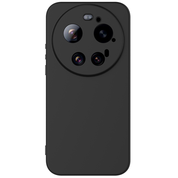 "Shell" kõva silikoon (TPU) ümbris – must (Xiaomi 17 Ultra)