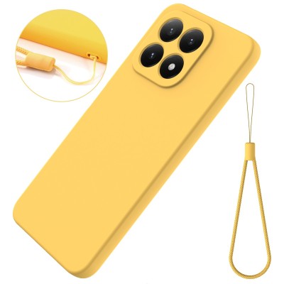 "Shell" kõva silikoon (TPU) ümbris – kollane (Xiaomi 17)