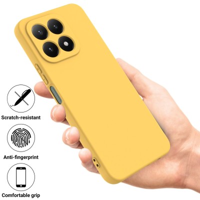 "Shell" kõva silikoon (TPU) ümbris – kollane (Xiaomi 17)