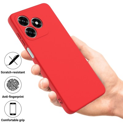 "Shell" kõva silikoon (TPU) ümbris – punane (Honor X5c Plus 4G