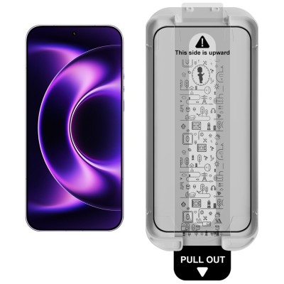 "IMAK" Tempered Glass täiskattega ekraanikaitse (1 tk.) raamiga - must (Galaxy S24 / S25)