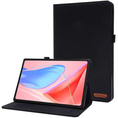 "Fashion" Tahke tekstiilist kaaned - must (Lenovo Tab 10.1)