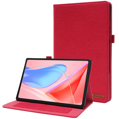 "Fashion" Tahke tekstiilist kaaned - punane (Lenovo Tab 10.1)