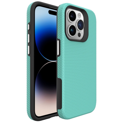 „TUKU“ Shockproof kõva silikoonümbris - roheline (iPhone 16 Pro Max)