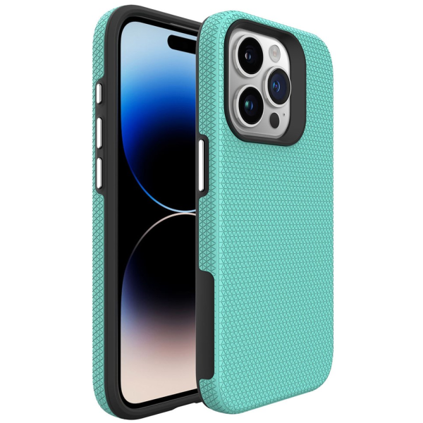 „TUKU“ Shockproof kõva silikoonümbris - roheline (iPhone 16 Pro Max)