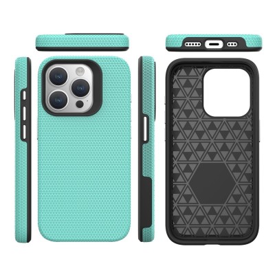 „TUKU“ Shockproof kõva silikoonümbris - roheline (iPhone 16 Pro Max)