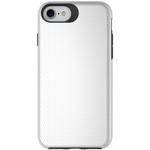 „TUKU“ Shockproof kõva silikoonümbris - hõbedane (iPhone 17e / 16e)
