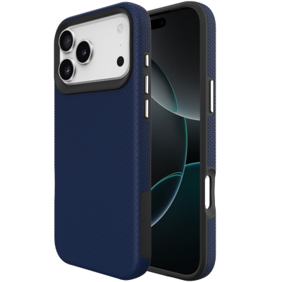 „TUKU“ Shockproof kõva silikoonümbris - tumesinine (iPhone 17 Pro)