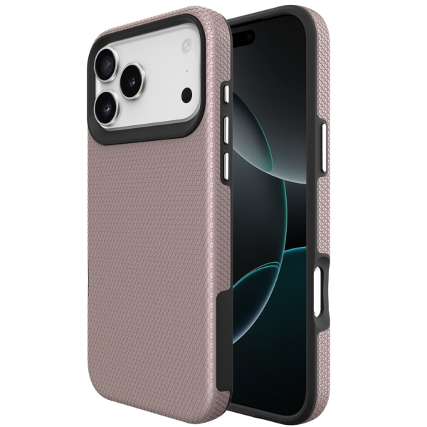 "TUKU“ Shockproof kõva silikoonümbris - roosa (iPhone 17 Pro)