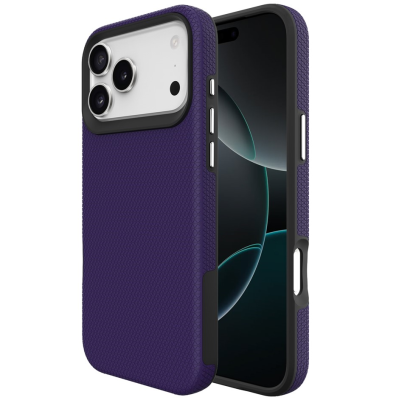 „TUKU“ Shockproof kõva silikoonümbris - lilla (iPhone 17 Pro)