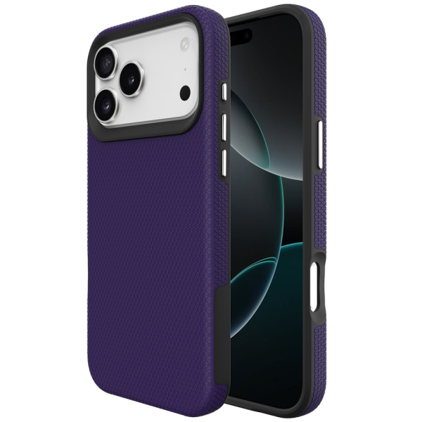 „TUKU“ Shockproof kõva silikoonümbris - lilla (iPhone 17 Pro)