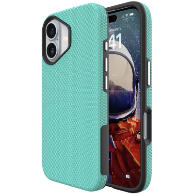 „TUKU“ Shockproof kõva silikoonümbris - roheline (iPhone 17)
