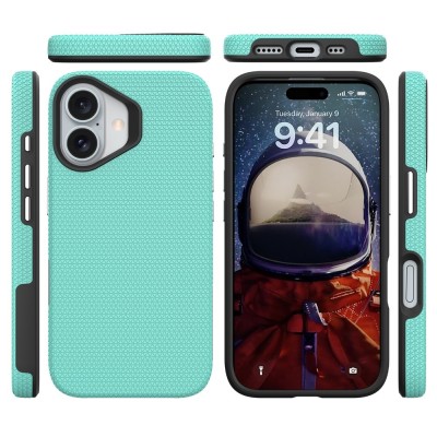 „TUKU“ Shockproof kõva silikoonümbris - roheline (iPhone 17)