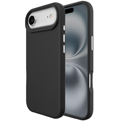 „TUKU“ Shockproof kõva silikoonümbris - must (iPhone Air)