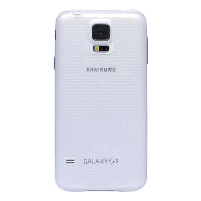 Samsung Galaxy S5 (S5 Neo) skaidrus (permatomas) kieto silikono TPU ploniausias pasaulyje dėklas / Priedai.lt