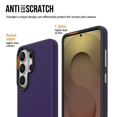 „TUKU“ Shockproof kõva silikoonümbris - lilla (Galaxy S26 Ultra)