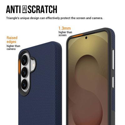 „TUKU“ Shockproof kõva silikoonümbris - tumesinine (Galaxy S26)