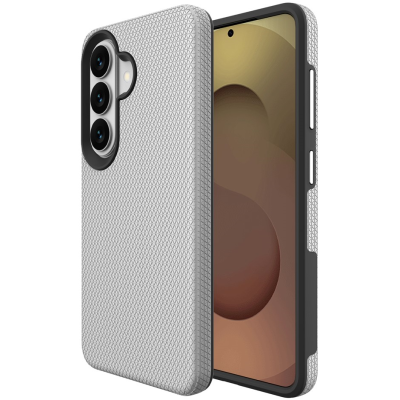 „TUKU“ Shockproof kõva silikoonümbris - hõbedane (Galaxy S26)