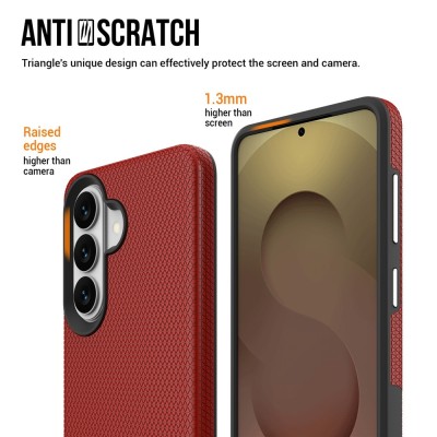 „TUTU“ Shockproof kõva silikoonümbris - punane (Galaxy S26)