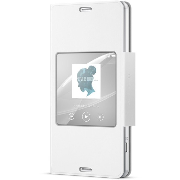 „Sony“ Style Cover Window tahke kaaned - valge (Xperia Z3 Compact)